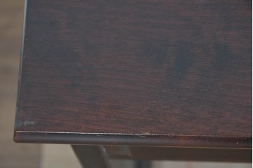 中古　北海道民芸家具　ドレッサーリメイク　引き出しと扉収納で整理しやすい片袖机　(R-086012)