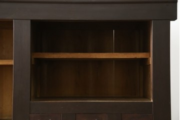 和製アンティーク　明治大正期　丸桟戸が上品な昇り引き出し付きの近江水屋箪笥　(R-086015)