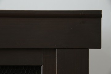 和製アンティーク　明治大正期　丸桟戸が上品な昇り引き出し付きの近江水屋箪笥　(R-086015)