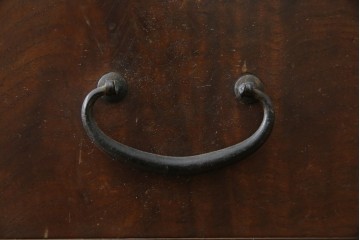 和製アンティーク　明治大正期　丸桟戸が上品な昇り引き出し付きの近江水屋箪笥　(R-086015)