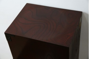 中古　美品　欅産業　仙台民芸箪笥(仙台箪笥)　牡丹文の重厚な金具が目を引く三尺階段箪笥　定価約50万円　(R-086020)