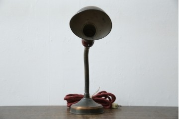 和製アンティーク　インダストリアル×レトロな蛇腹アームのデスクスタンド　(R-086024)