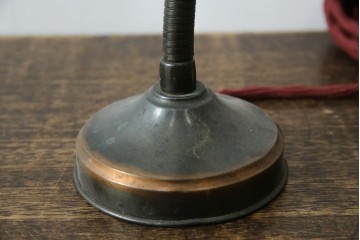 和製アンティーク　インダストリアル×レトロな蛇腹アームのデスクスタンド　(R-086024)