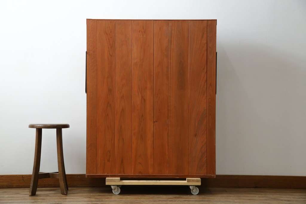 和製ヴィンテージ　アンティーク調　引き出し100杯の薬箪笥　(R-086025)