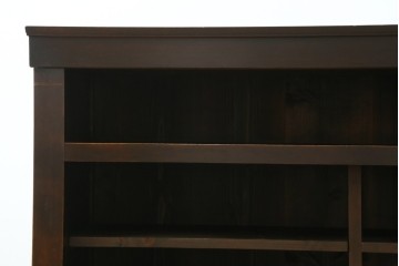 和製アンティーク　変わり型!　前面(檜材)　引き出し(欅材)　すっきりとした框の五尺水屋箪笥サイドボード　(R-086027)