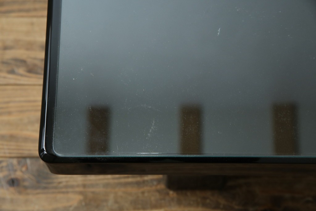 中古　美品　輪島塗り　天板に草花が描かれた座卓　定価約160万円　(R-086029)