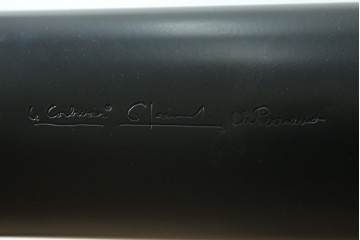 中古　美品　Cassina(カッシーナ)　LC6　スタイリッシュなガラストップのダイニングテーブル　定価約110万円　(R-086030)