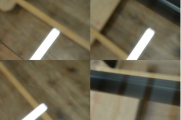 中古　美品　Cassina(カッシーナ)　LC6　スタイリッシュなガラストップのダイニングテーブル　定価約110万円　(R-086030)