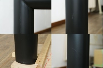 中古　美品　Cassina(カッシーナ)　LC6　スタイリッシュなガラストップのダイニングテーブル　定価約110万円　(R-086030)