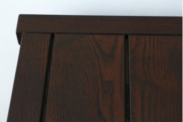 中古　美品　高級品　タモ材　職人手作りの水屋箪笥サイドボード　(R-086031)