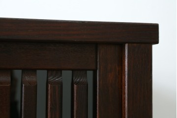 中古　美品　高級品　タモ材　職人手作りの水屋箪笥サイドボード　(R-086031)