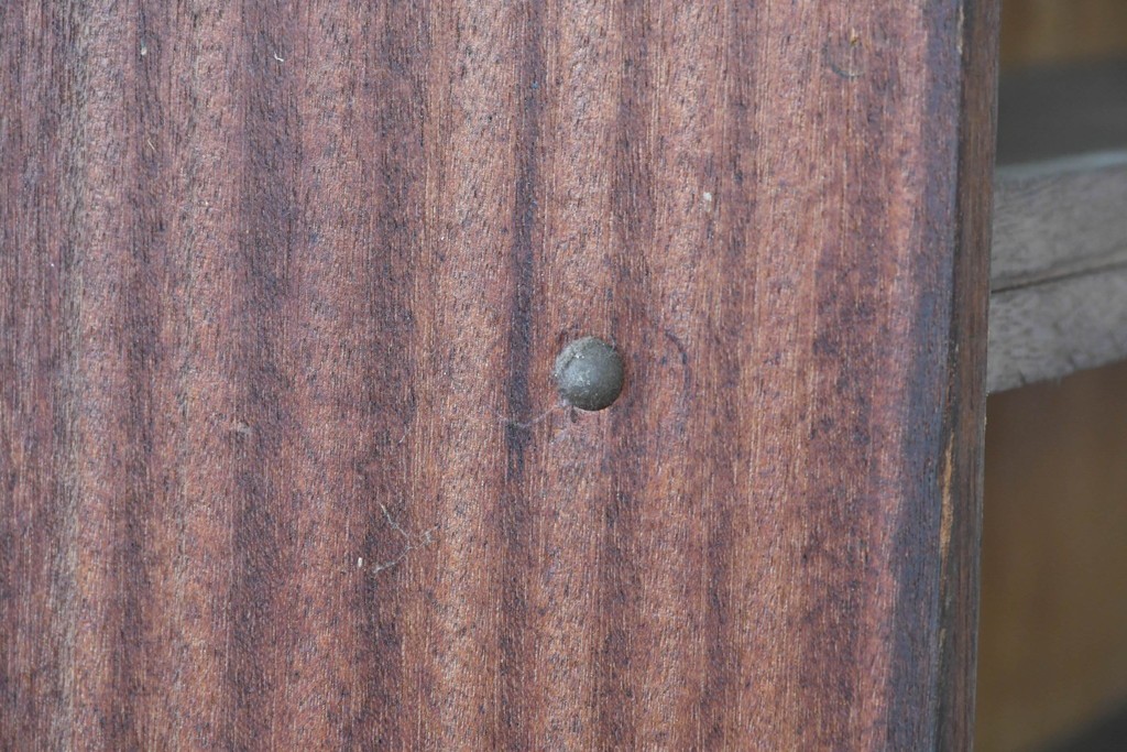 和製ヴィンテージ　たっぷり収納できるシンプルな木製本棚　(R-086036)