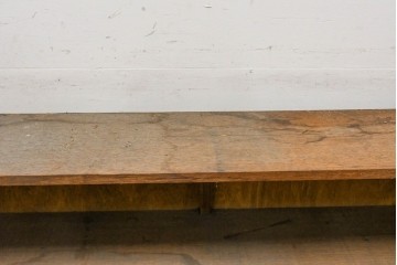 和製ヴィンテージ　たっぷり収納できるシンプルな木製本棚　(R-086037)