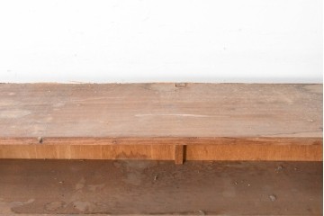 和製ヴィンテージ　たっぷり収納できるシンプルな木製本棚　(R-086038)