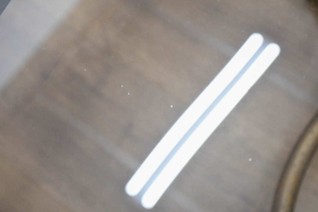 中古　美品　最高級品　アメリカ最高峰家具ブランド　CENTURY(センチュリー)　曲線フレームの美しいガラストップローテーブル　(R-086040)