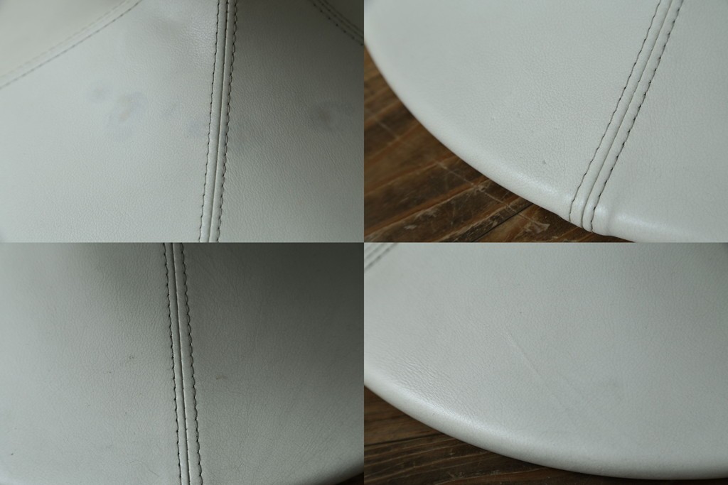 中古　希少な廃番品　EKORNES(エコーネス)　最上級クラス　ドルチェシリーズ　ゆったりとしたつくりのストレスレスチェアとオットマンのセット　定価約50万円　(R-086041)