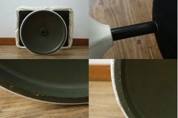 中古　希少な廃番品　EKORNES(エコーネス)　最上級クラス　ドルチェシリーズ　ゆったりとしたつくりのストレスレスチェアとオットマンのセット　定価約50万円　(R-086041)