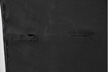 中古　超美品　アメリカ最高級ブランド　センチュリー(CENTURY)　レザーキルティングが魅力の1人掛けソファとオットマンセット　定価約135万円　(R-086042)