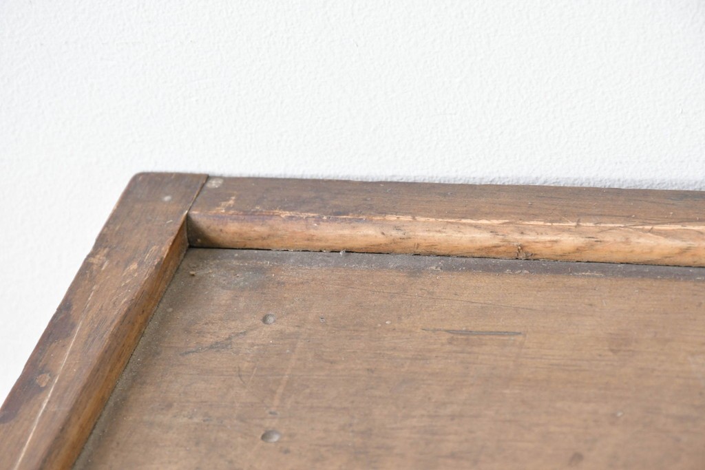 和製アンティーク　段ごとに異なる意匠が楽しめるフラップ扉のスタッキングブックケース　(R-086045)