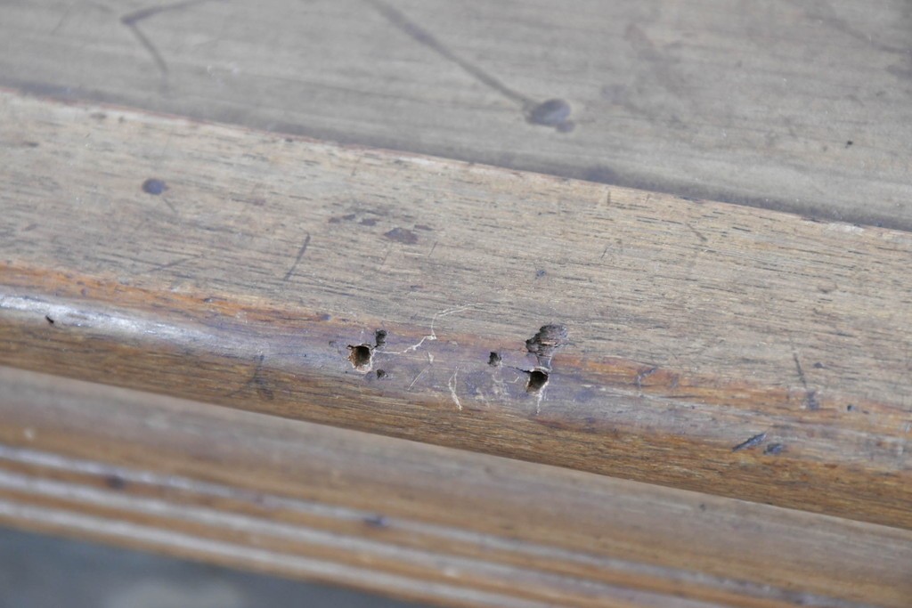 和製アンティーク　段ごとに異なる意匠が楽しめるフラップ扉のスタッキングブックケース　(R-086045)