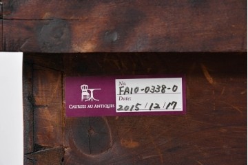 イギリスアンティーク　バーチ材　透かし彫りが優雅なコンソールテーブル　(R-086046)