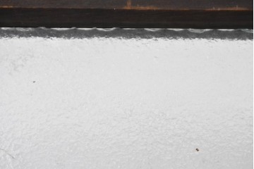 アンティーク建具　昭和初期　風合い豊かな木味が魅力のガラス扉1枚　(R-086053)