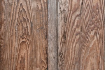 アンティーク建具　昭和初期　風合い豊かな木味が魅力のガラス扉1枚　(R-086053)