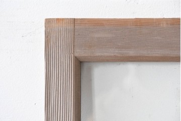 和製アンティーク　昭和初期　木味豊かな佇まいが魅力のガラス戸1枚　(R-086056)