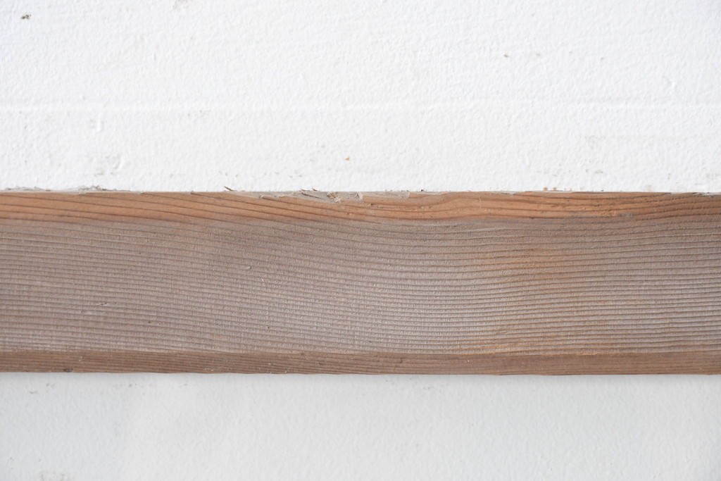 和製アンティーク　昭和初期　木味豊かな佇まいが魅力のガラス戸1枚　(R-086056)