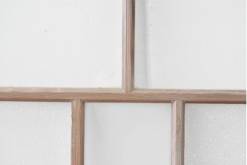 和製アンティーク　昭和初期　木味豊かな佇まいが魅力のガラス戸1枚　(R-086056)