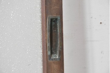 和製アンティーク　昭和初期　木味豊かな佇まいが魅力のガラス戸1枚　(R-086056)