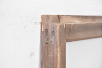 和製アンティーク　昭和初期　木味豊かな佇まいが魅力のガラス戸1枚　(R-086056)