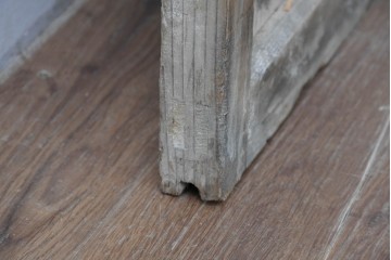 和製アンティーク　昭和初期　木味豊かな佇まいが魅力のガラス戸1枚　(R-086056)