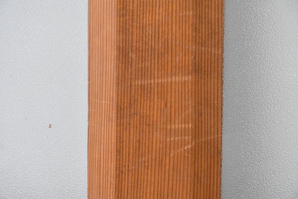 ヴィンテージ建具　昭和中期　腰板欅(ケヤキ)材　欅の風合いが楽しめるガラス戸1枚　(R-086057)