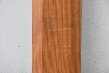 ヴィンテージ建具　昭和中期　腰板欅(ケヤキ)材　欅の風合いが楽しめるガラス戸1枚　(R-086057)