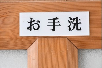 ヴィンテージ建具　昭和中期　腰板欅(ケヤキ)材　欅の風合いが楽しめるガラス戸1枚　(R-086057)