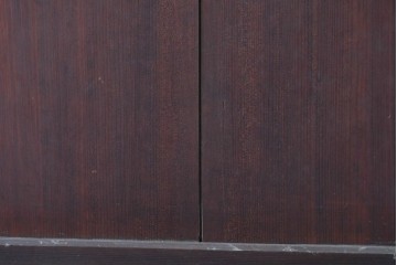 和製アンティーク　明治から大正期　時代を感じる木味と格子が味わい深い格子帯戸2枚セット　(R-086062)