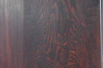 アンティーク建具　明治から大正期　深みのある色合いと格子が趣を添える格子帯戸4枚セット　(R-086064)