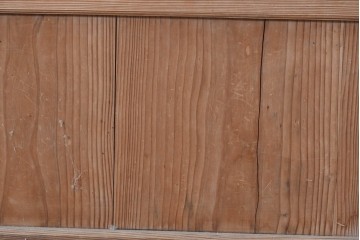 アンティーク建具　大正期　裏障子付き　味わいある木味が楽しめる幅狭格子戸4枚セット　(R-086067)