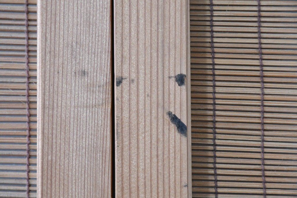 ヴィンテージ建具　昭和後期　細やかな簾とガラス窓が涼やかな簾戸2枚セット　(R-086069)