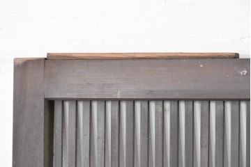 アンティーク建具　明治期　繊細な格子が美しい格子戸2枚セット　(R-086076)