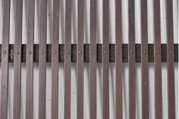 アンティーク建具　明治期　繊細な格子が美しい格子戸2枚セット　(R-086076)