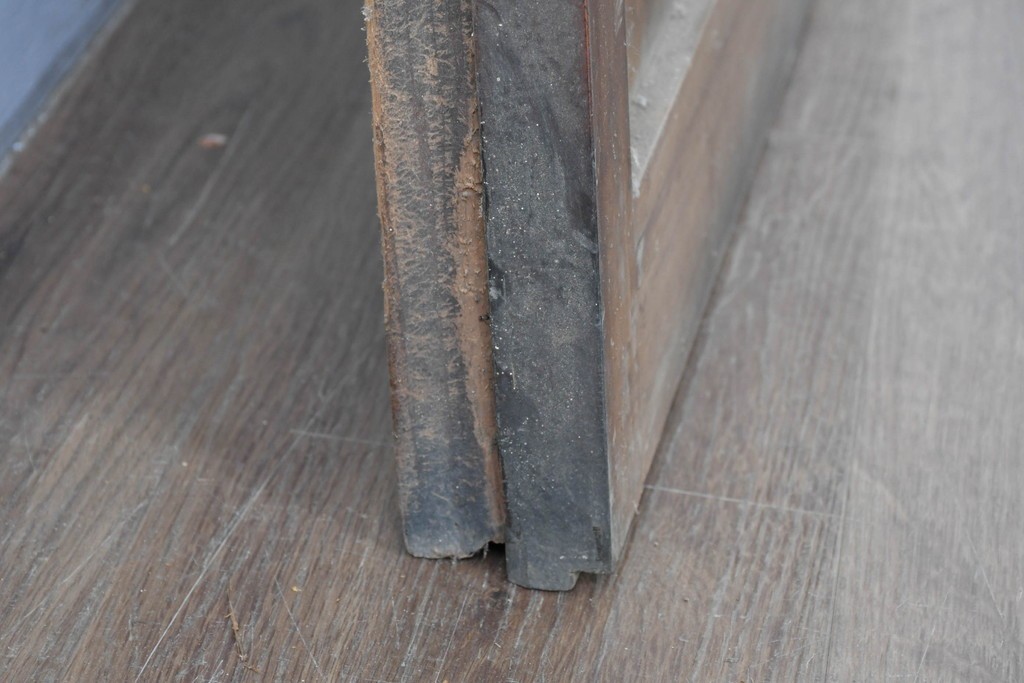 アンティーク建具　明治期　繊細な格子が美しい格子戸2枚セット　(R-086076)