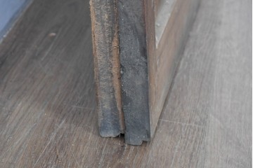 アンティーク建具　明治期　繊細な格子が美しい格子戸2枚セット　(R-086076)