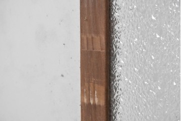 アンティーク建具　昭和初期　特大サイズが存在感を放つ明り取り1枚　(R-086077)