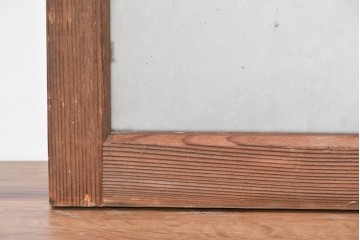 アンティーク建具　昭和初期　特大サイズが存在感を放つ明り取り1枚　(R-086077)