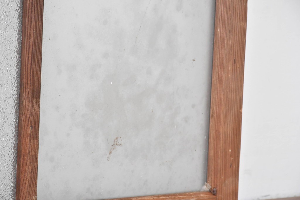 アンティーク建具　昭和初期　特大サイズが存在感を放つ明り取り1枚　(R-086077)