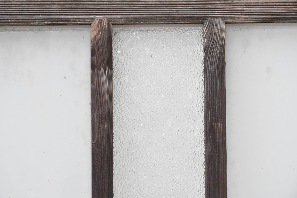 アンティーク建具　昭和初期　特大サイズが存在感を放つ明り取り1枚　(R-086077)