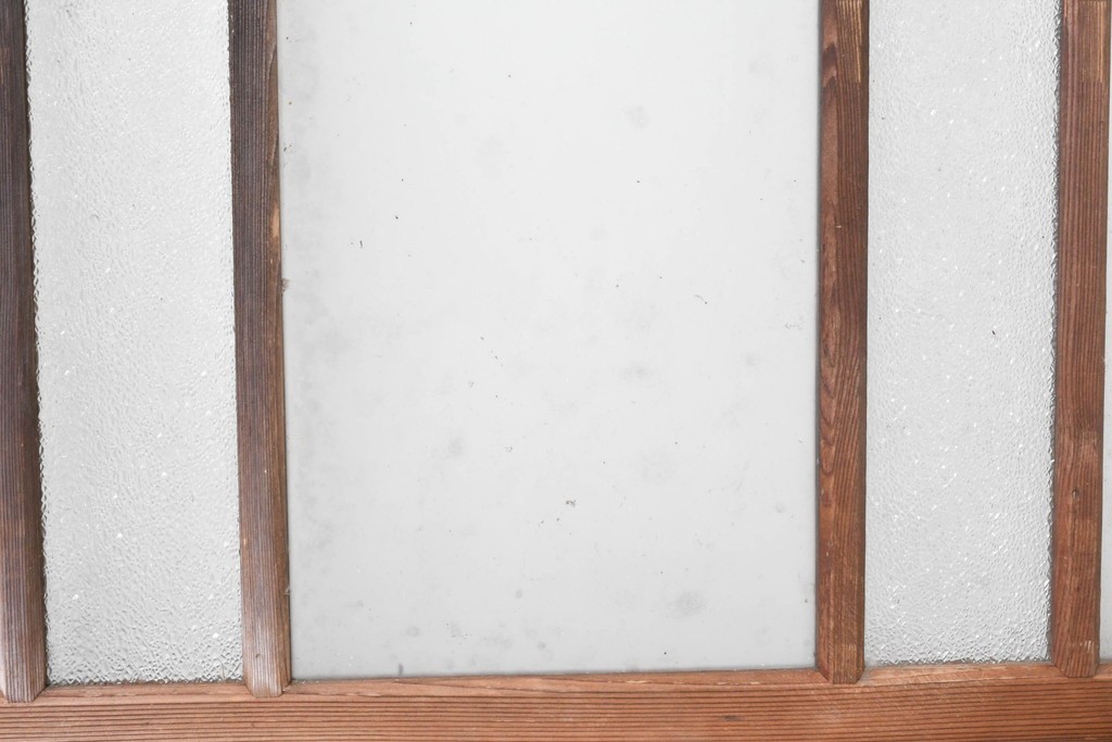 アンティーク建具　昭和初期　特大サイズが存在感を放つ明り取り1枚　(R-086077)