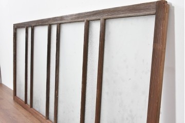 アンティーク建具　昭和初期　特大サイズが存在感を放つ明り取り1枚　(R-086077)